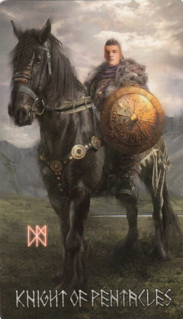 Рыцарь пентаклей — Руническое Таро