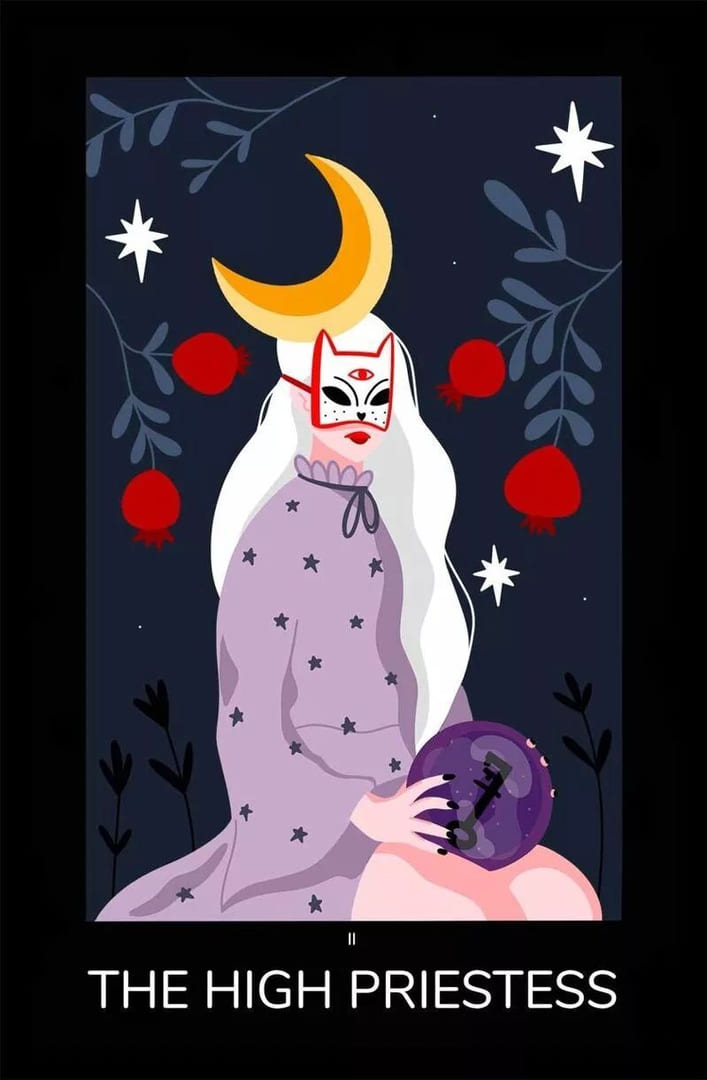 Верховная жрица — Sabotage Tarot