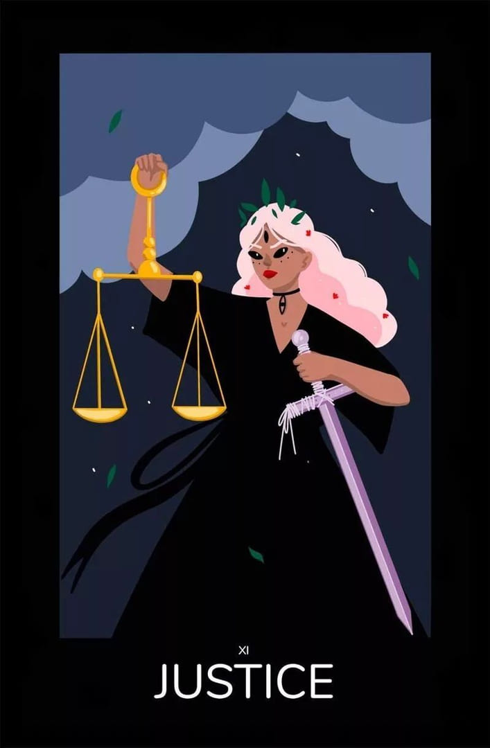 Справедливость — Sabotage Tarot