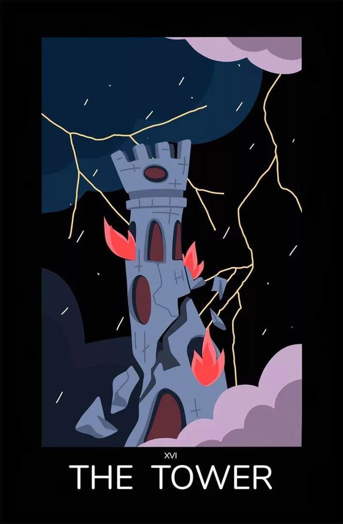 Башня — Sabotage Tarot