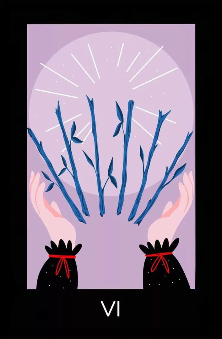 Шестёрка жезлов — Sabotage Tarot