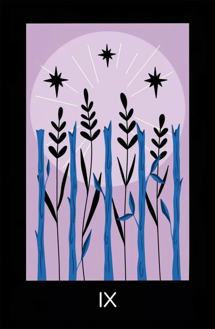 Девятка жезлов — Sabotage Tarot