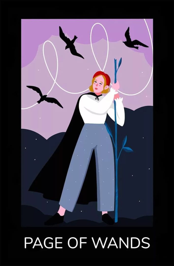 Паж жезлов — Sabotage Tarot