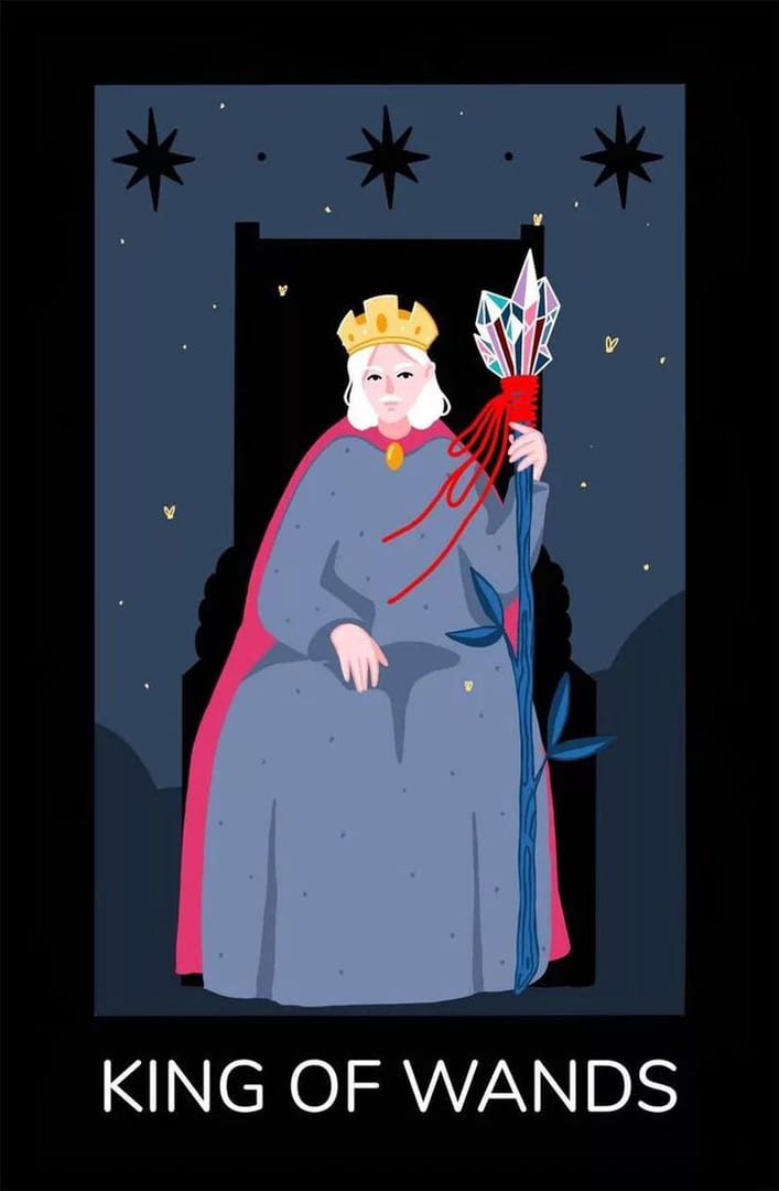 Король жезлов — Sabotage Tarot