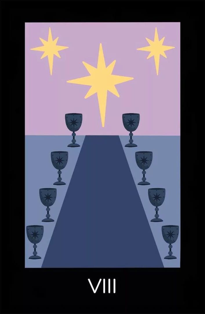 Восьмёрка чаш — Sabotage Tarot