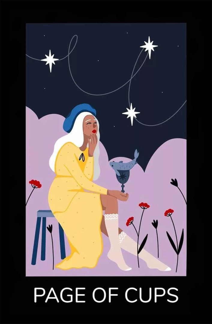 Паж чаш — Sabotage Tarot