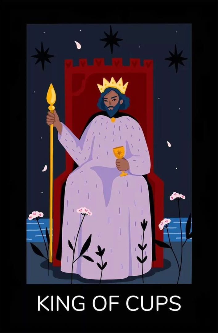 Король чаш — Sabotage Tarot