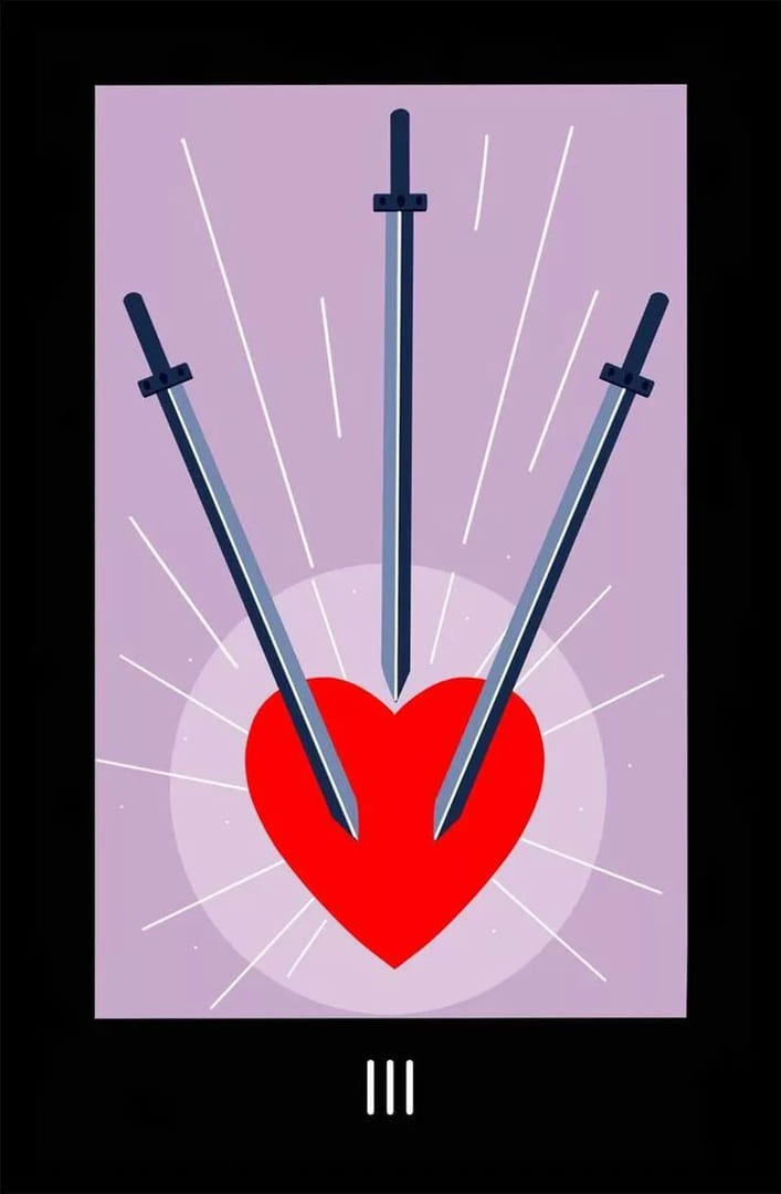 Тройка мечей — Sabotage Tarot