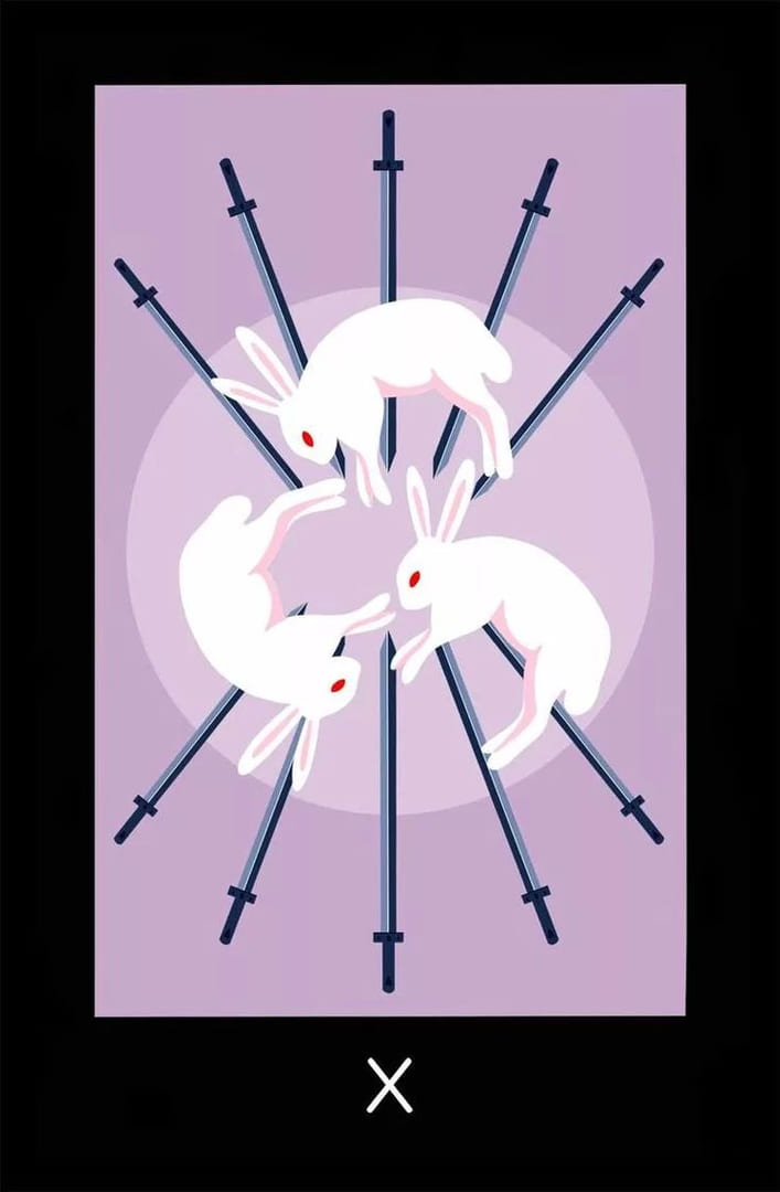 Десятка мечей — Sabotage Tarot