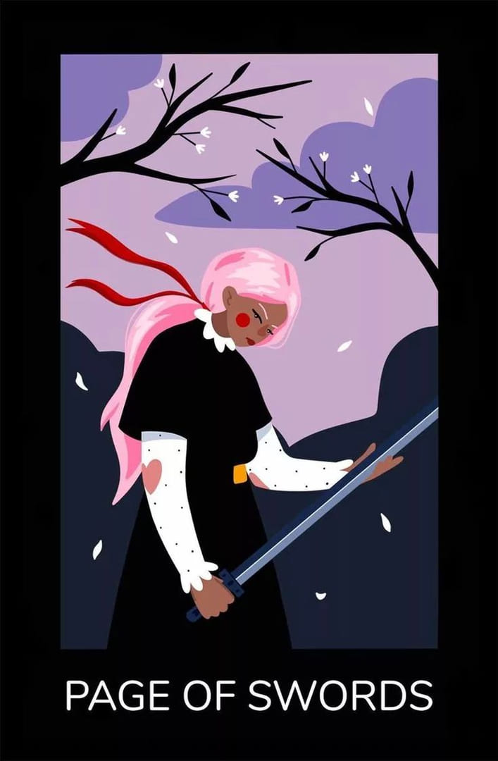 Паж мечей — Sabotage Tarot