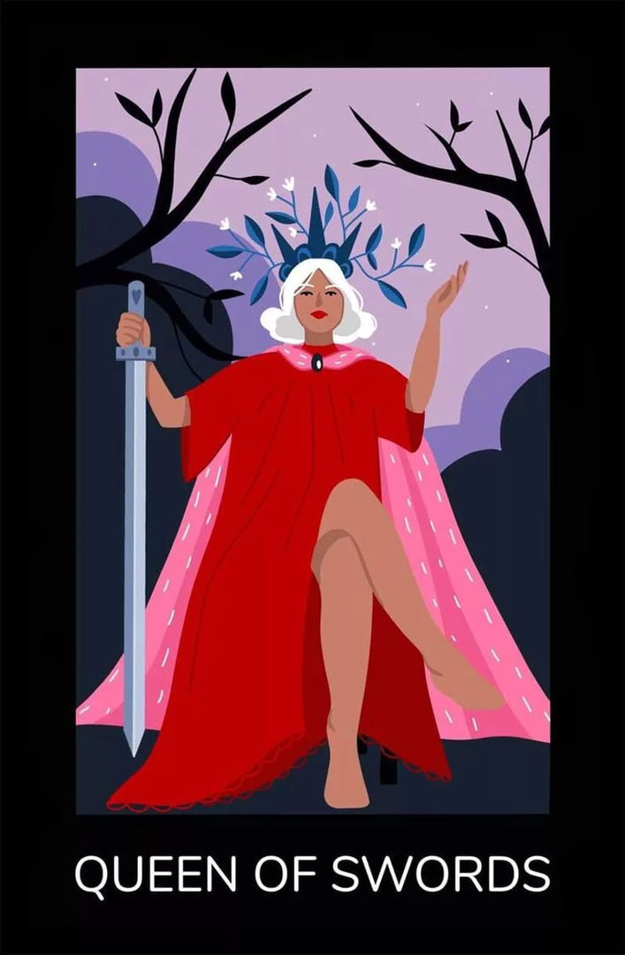 Королева мечей — Sabotage Tarot