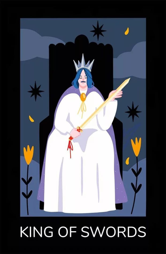 Король мечей — Sabotage Tarot