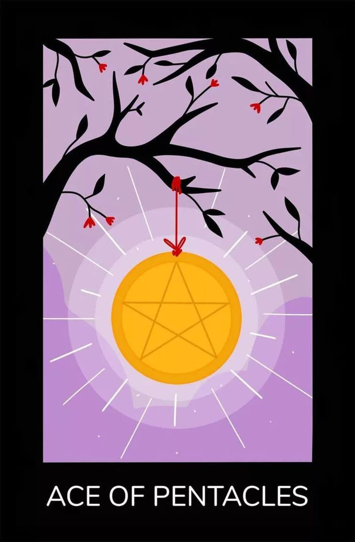 Туз пентаклей — Sabotage Tarot
