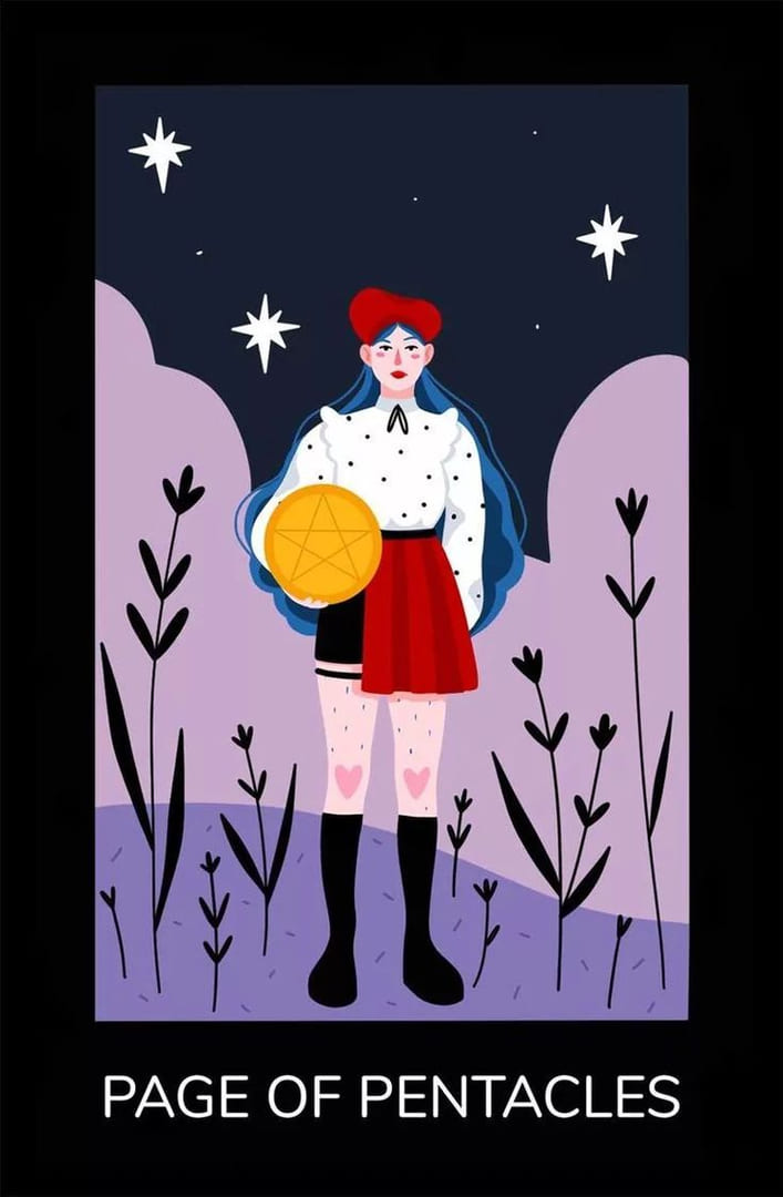 Паж пентаклей — Sabotage Tarot