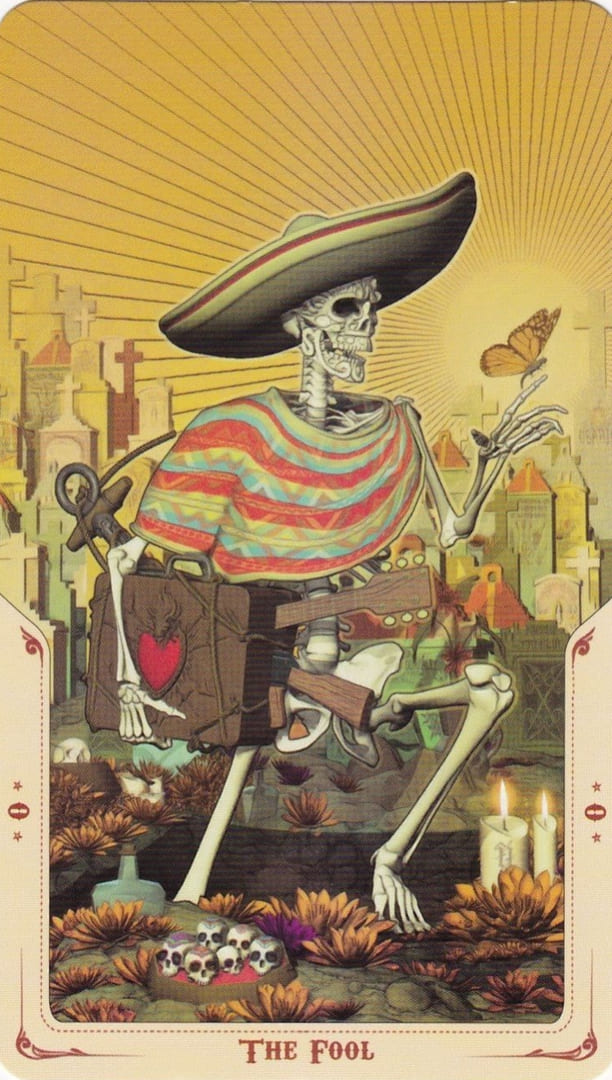Дурак — Таро Святой Смерти (Santa Muerte)