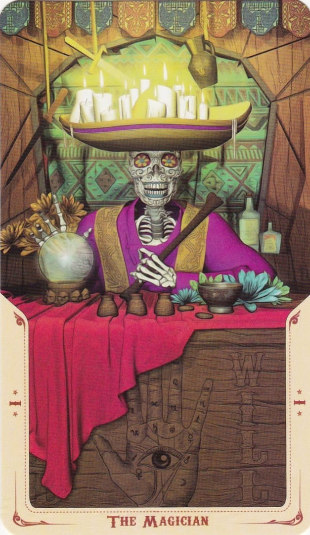 Маг — Таро Святой Смерти (Santa Muerte)