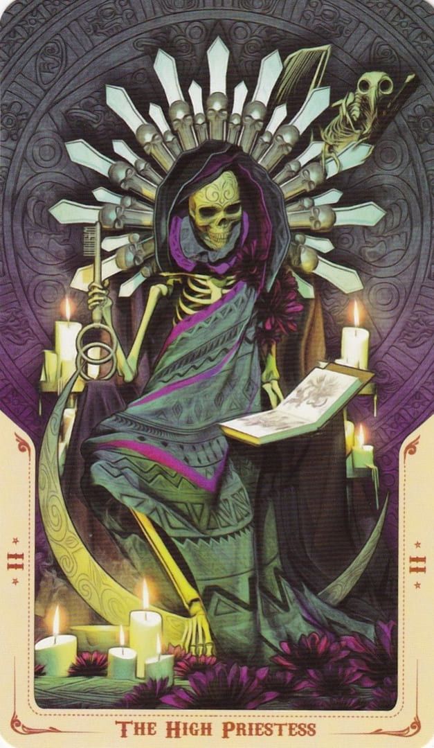 Верховная жрица — Таро Святой Смерти (Santa Muerte)