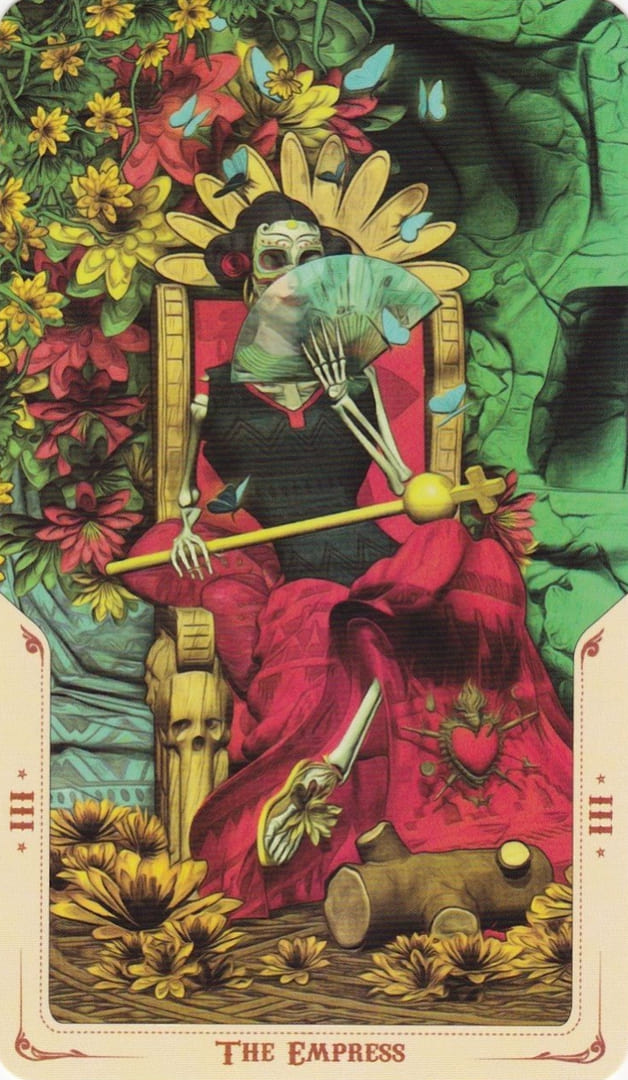 Императрица — Таро Святой Смерти (Santa Muerte)