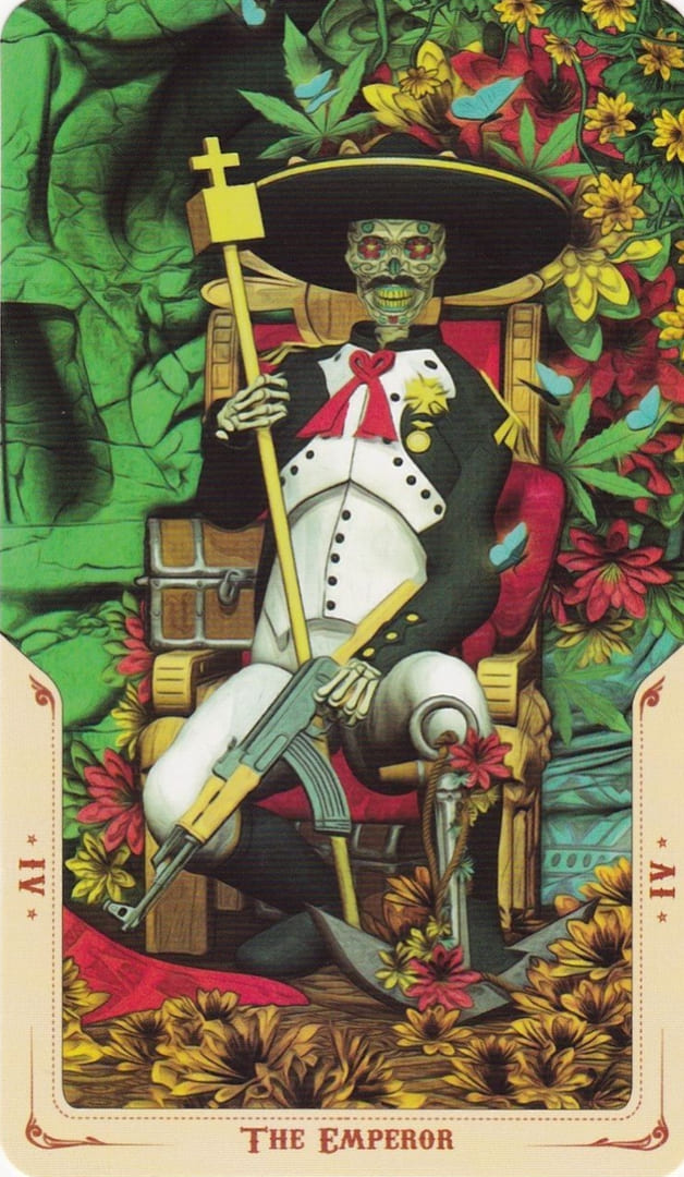 Император — Таро Святой Смерти (Santa Muerte)