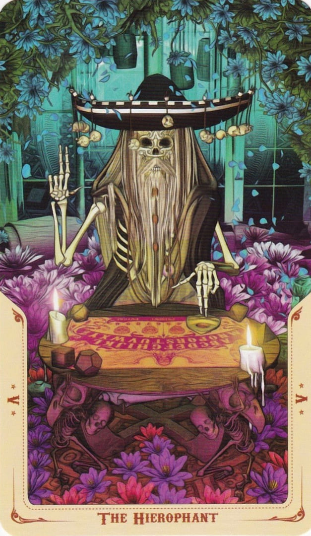 Иерофант — Таро Святой Смерти (Santa Muerte)