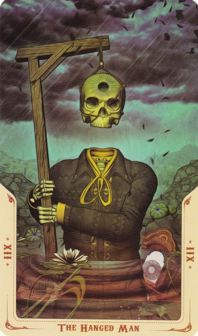 Повешенный — Таро Святой Смерти (Santa Muerte)