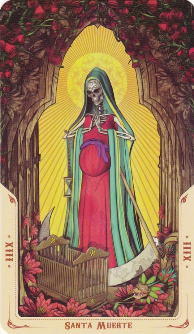 Смерть — Таро Святой Смерти (Santa Muerte)