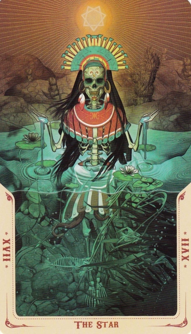 Звезда — Таро Святой Смерти (Santa Muerte)