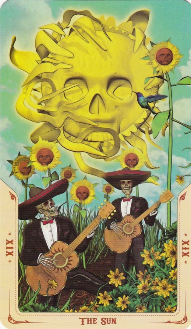 Солнце — Таро Святой Смерти (Santa Muerte)