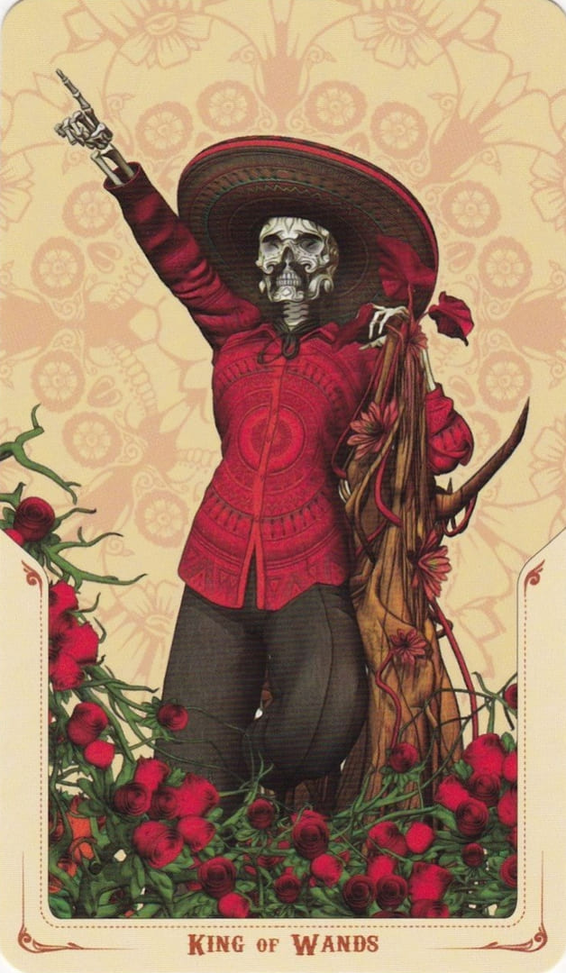 Король жезлов — Таро Святой Смерти (Santa Muerte)