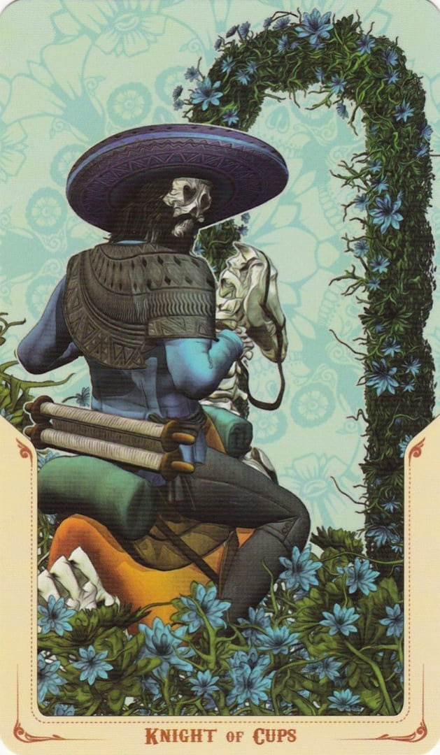 Рыцарь чаш — Таро Святой Смерти (Santa Muerte)