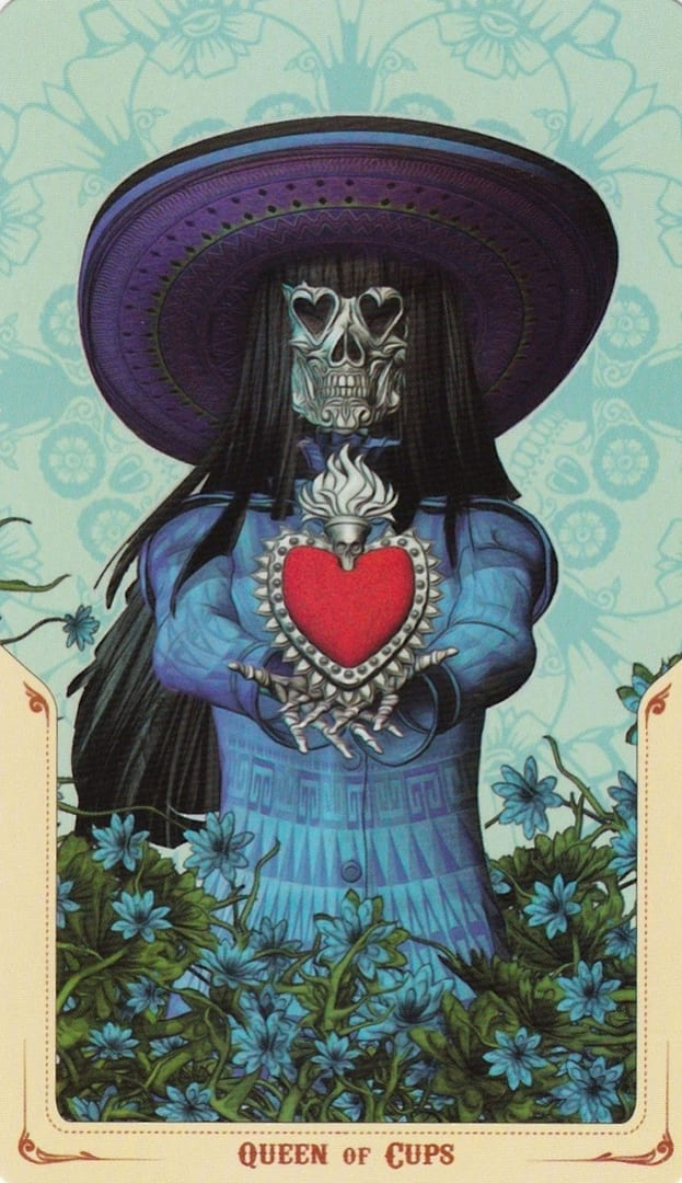 Королева чаш — Таро Святой Смерти (Santa Muerte)