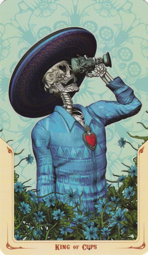 Король чаш — Таро Святой Смерти (Santa Muerte)