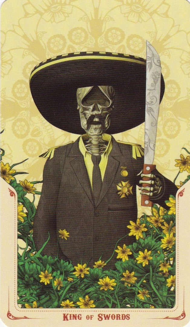 Король мечей — Таро Святой Смерти (Santa Muerte)