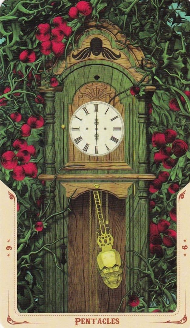 Шестёрка пентаклей — Таро Святой Смерти (Santa Muerte)