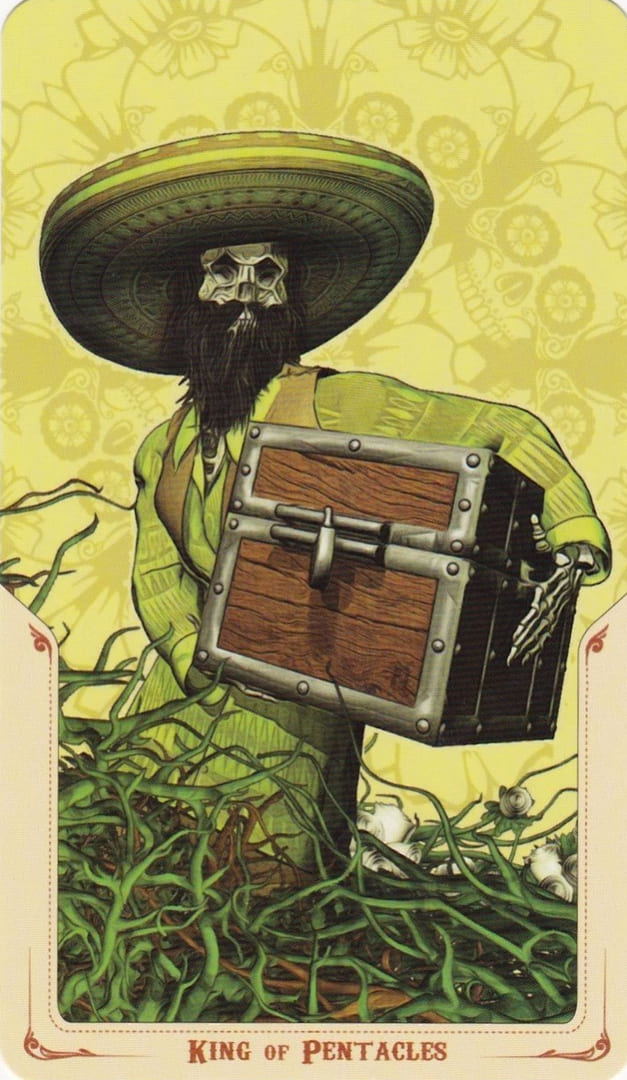 Король пентаклей — Таро Святой Смерти (Santa Muerte)