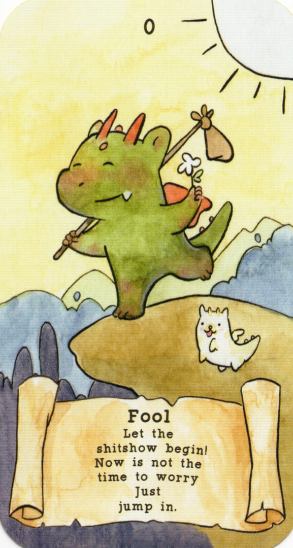 Дурак — Sassy Dragons Tarot