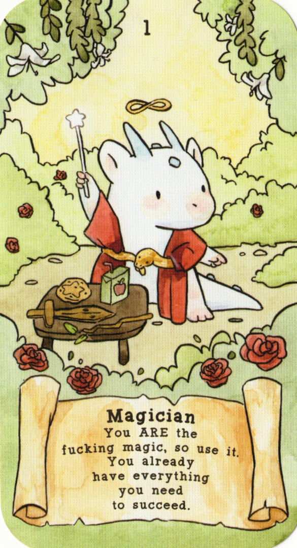 Маг — Sassy Dragons Tarot