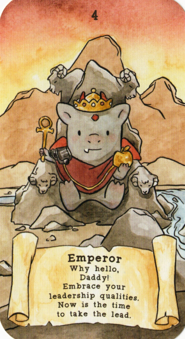 Император — Sassy Dragons Tarot