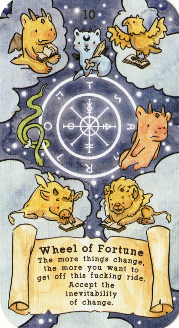 Колесо фортуны — Sassy Dragons Tarot