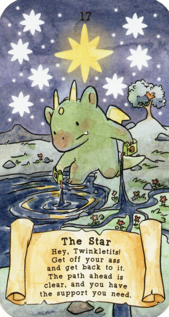Звезда — Sassy Dragons Tarot