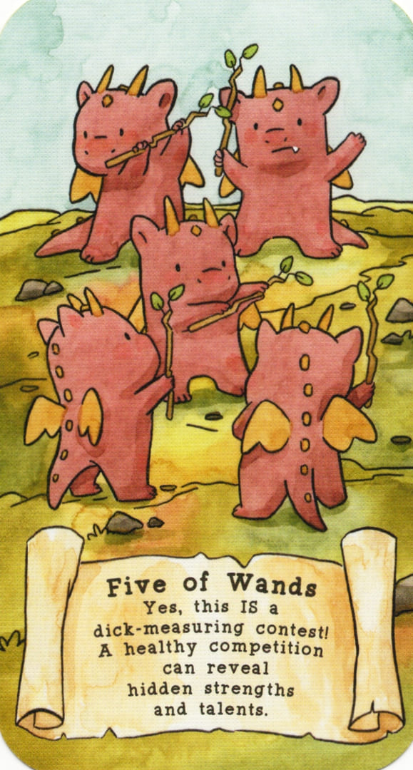 Пятёрка жезлов