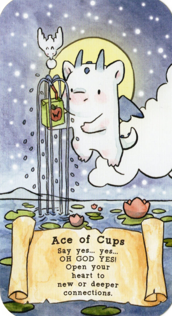 Туз чаш — Sassy Dragons Tarot