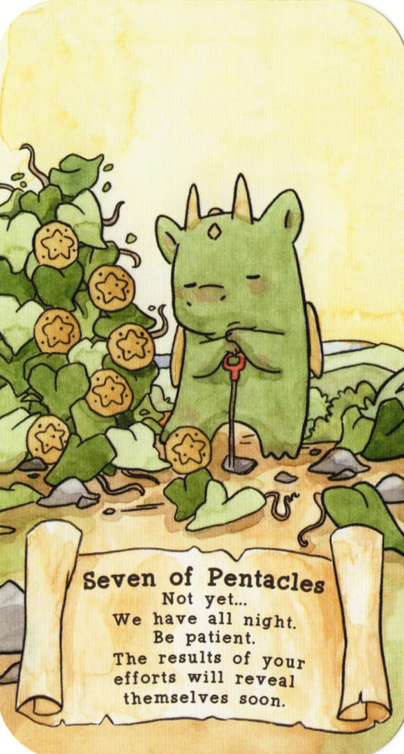 Девятка чаш — Sassy Dragons Tarot