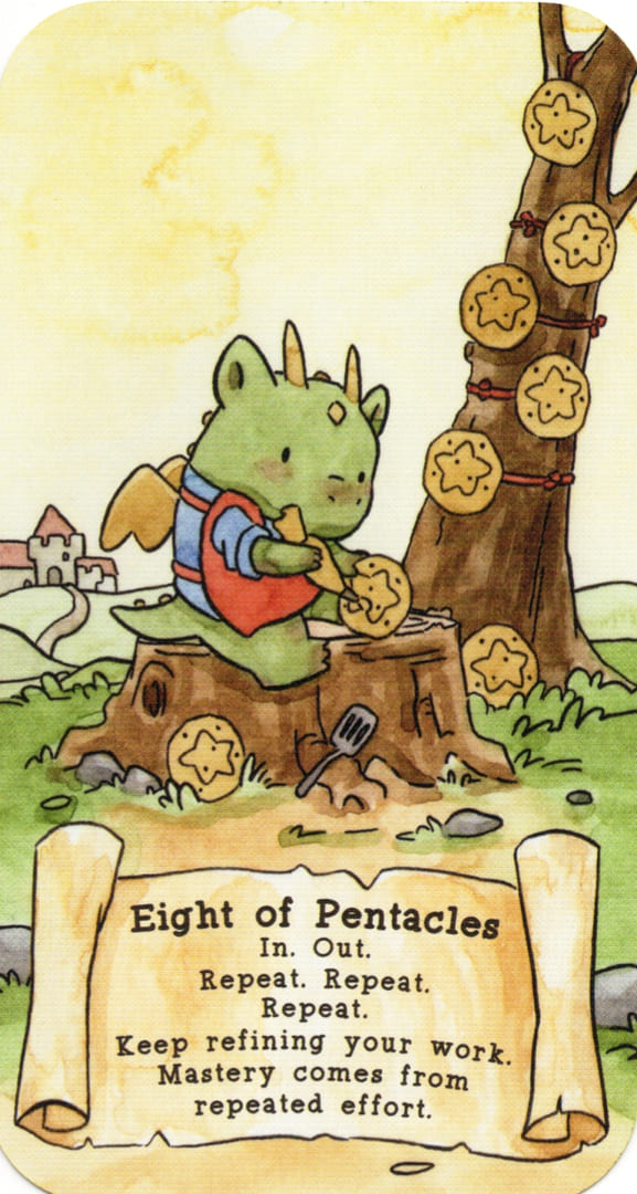 Восьмёрка пентаклей