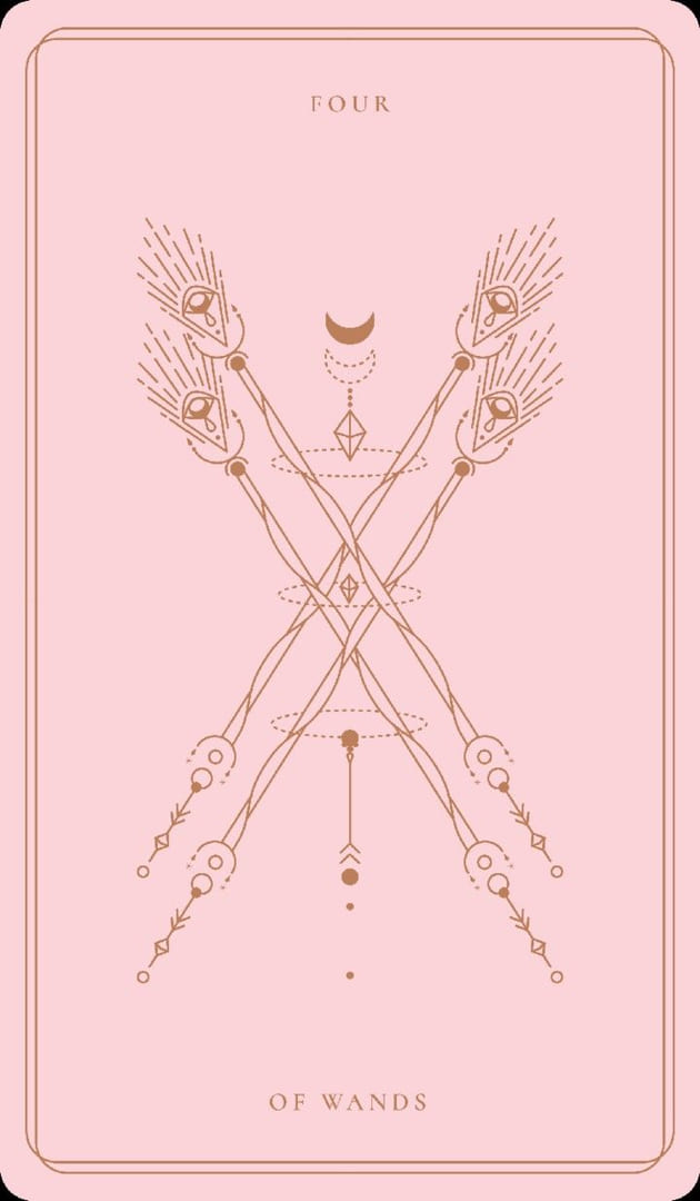 Четверка жезлов — Soul Cards Tarot