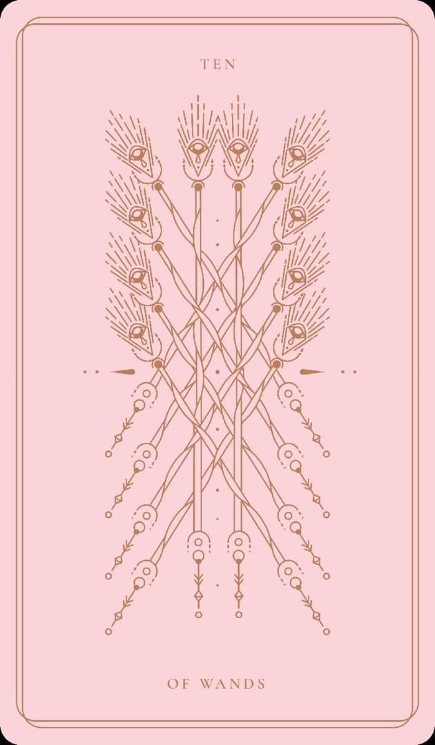 Десятка жезлов — Soul Cards Tarot