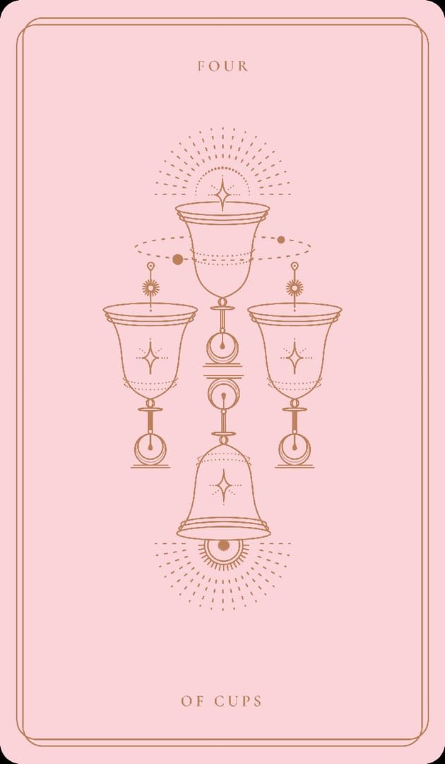 Четверка чаш — Soul Cards Tarot