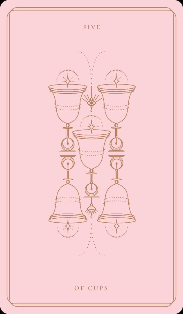 Пятёрка чаш — Soul Cards Tarot