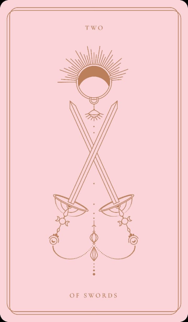 Двойка мечей — Soul Cards Tarot