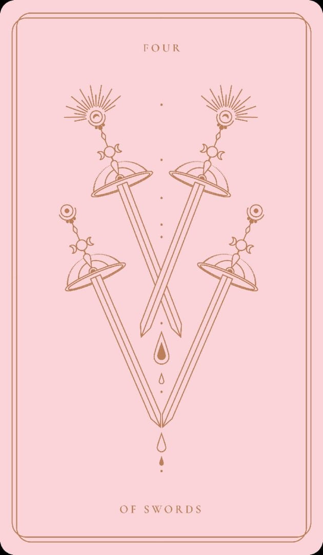 Четверка мечей — Soul Cards Tarot